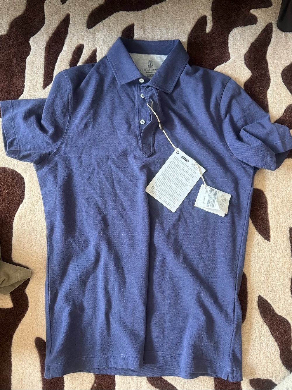BNWT BRUNELLO CUCINELLI SLIM FIT POLO